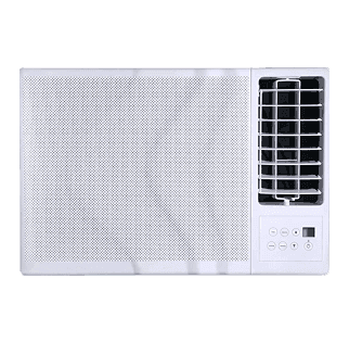 Front view of Carrier Aura high energy efficiency ratio aircon window type with 24 hour timer on aircon