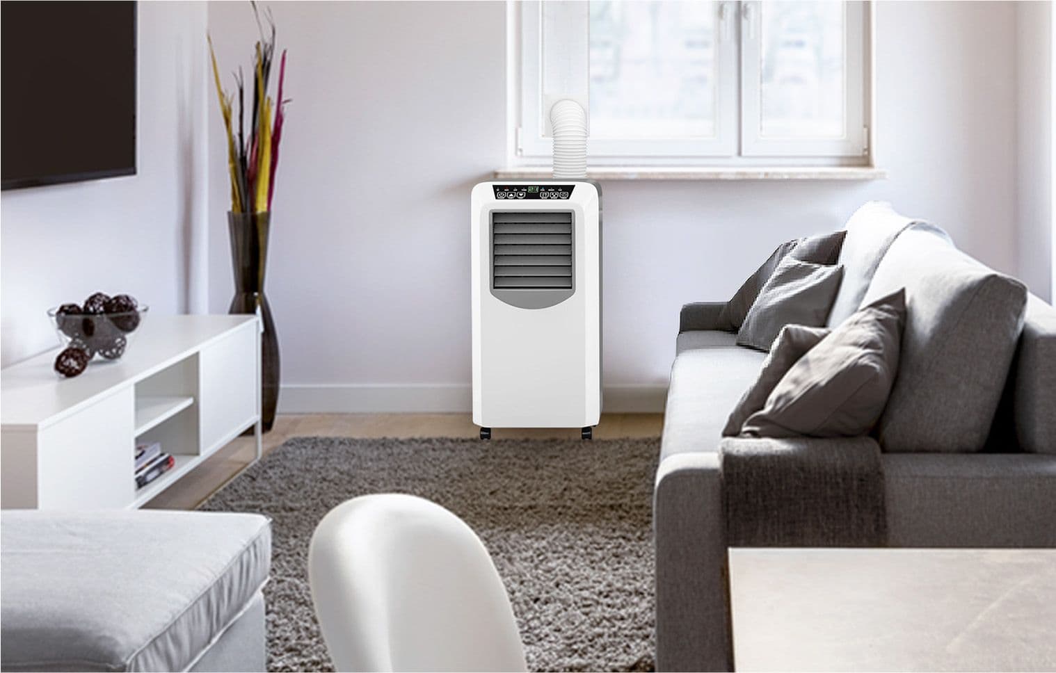 Carrier Philippines portable aircon that is easily accessible and provides direct cooling in spaces like living rooms